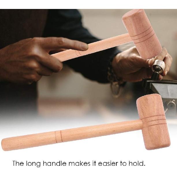 Hand Wood Hammer, Jewelry Making Tools, Wooden Hammer Jewelry Repair Making Jeweler Tool for Gold Silver Platinums