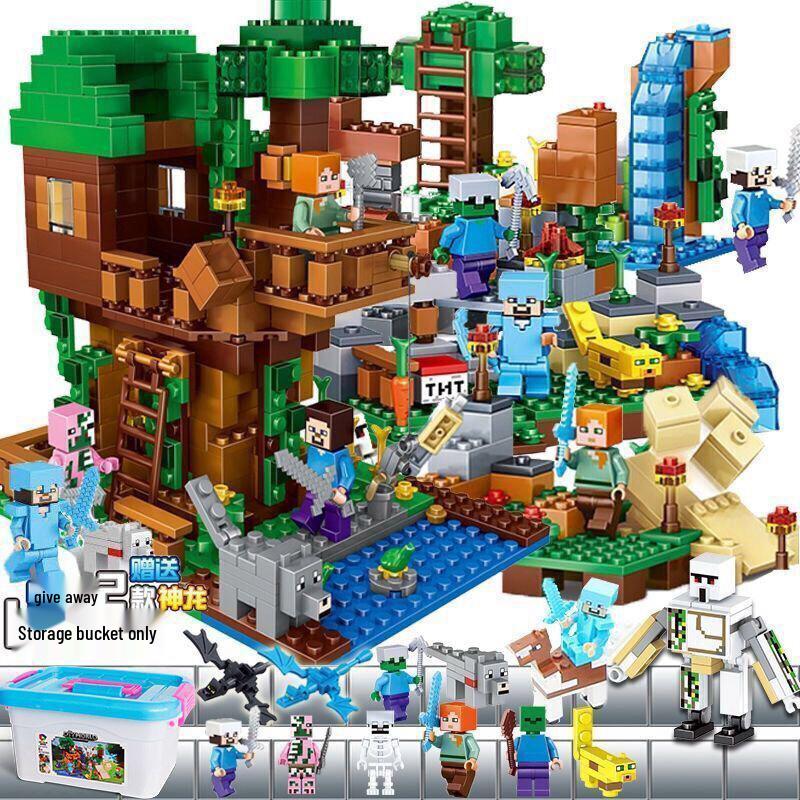 World Assembly Chinese Building Blocks: Cave Village Set for Kids