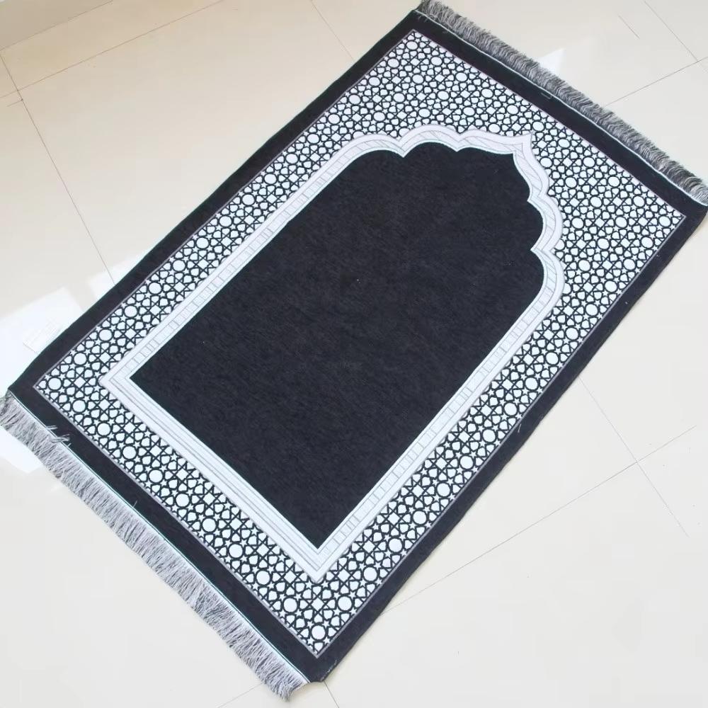 

VIKAMA 1pc Portable Prayer Rug for Pilgrimage Can Be Folded for Family Use Ideal for Prayer Applicable for Pilgrimage Events 48x98cm