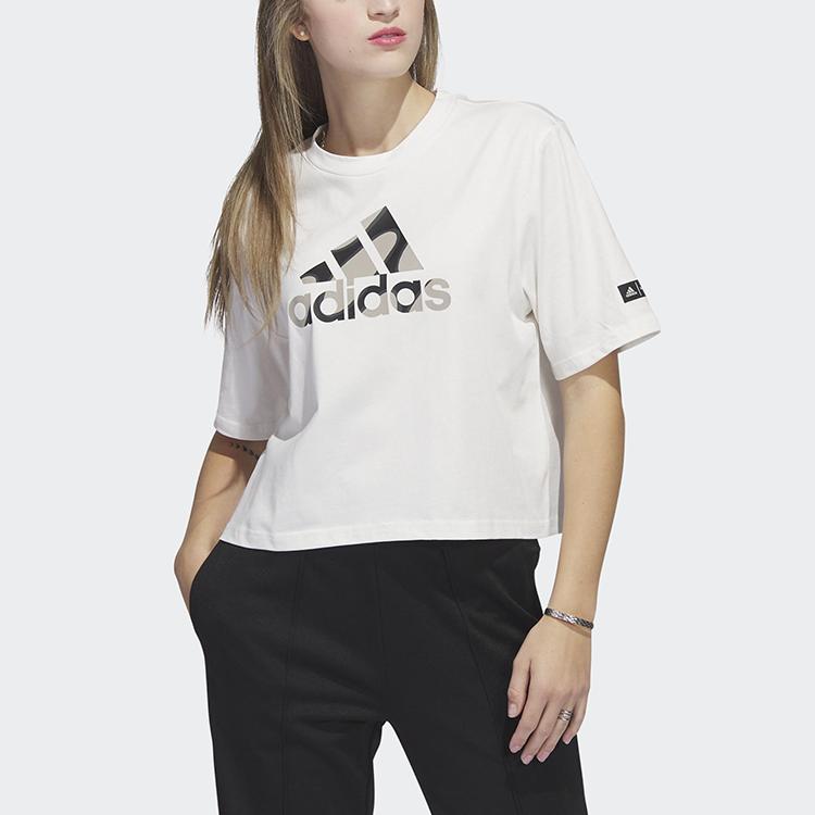 New Adidas T Shirts Women's White HR2995