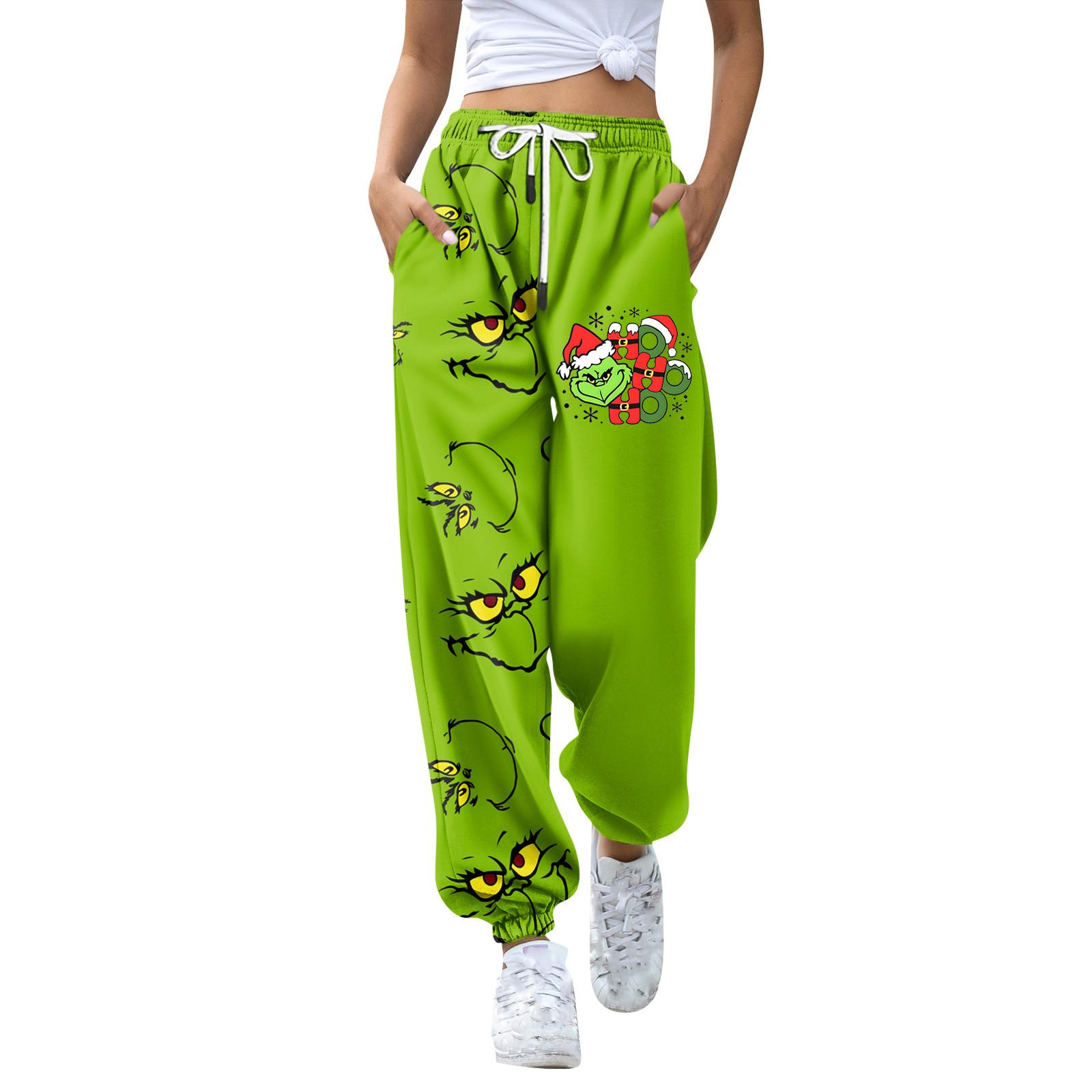 

Женские модные рождественские свободные однотонные повседневные спортивные брюки с завязками на талии L винный