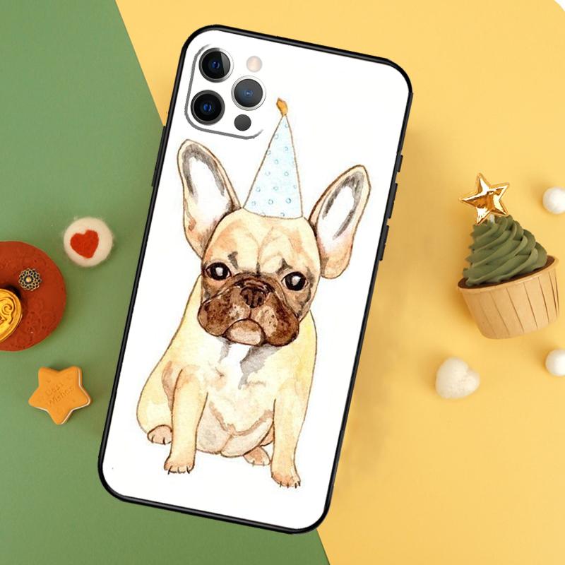 French Bulldog Dog Phone Case For iPhone 17 16 16E 15 14 12 11 13 Pro Max 12 13 Mini 17Air Shockproof Cover