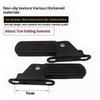 1 Pair Lightweight Nylon/Iron Shell Anti-Slip Cycling Pedals Accessory Foldable Front Foot Pedals For Yadi Aima  U1 E-Bike