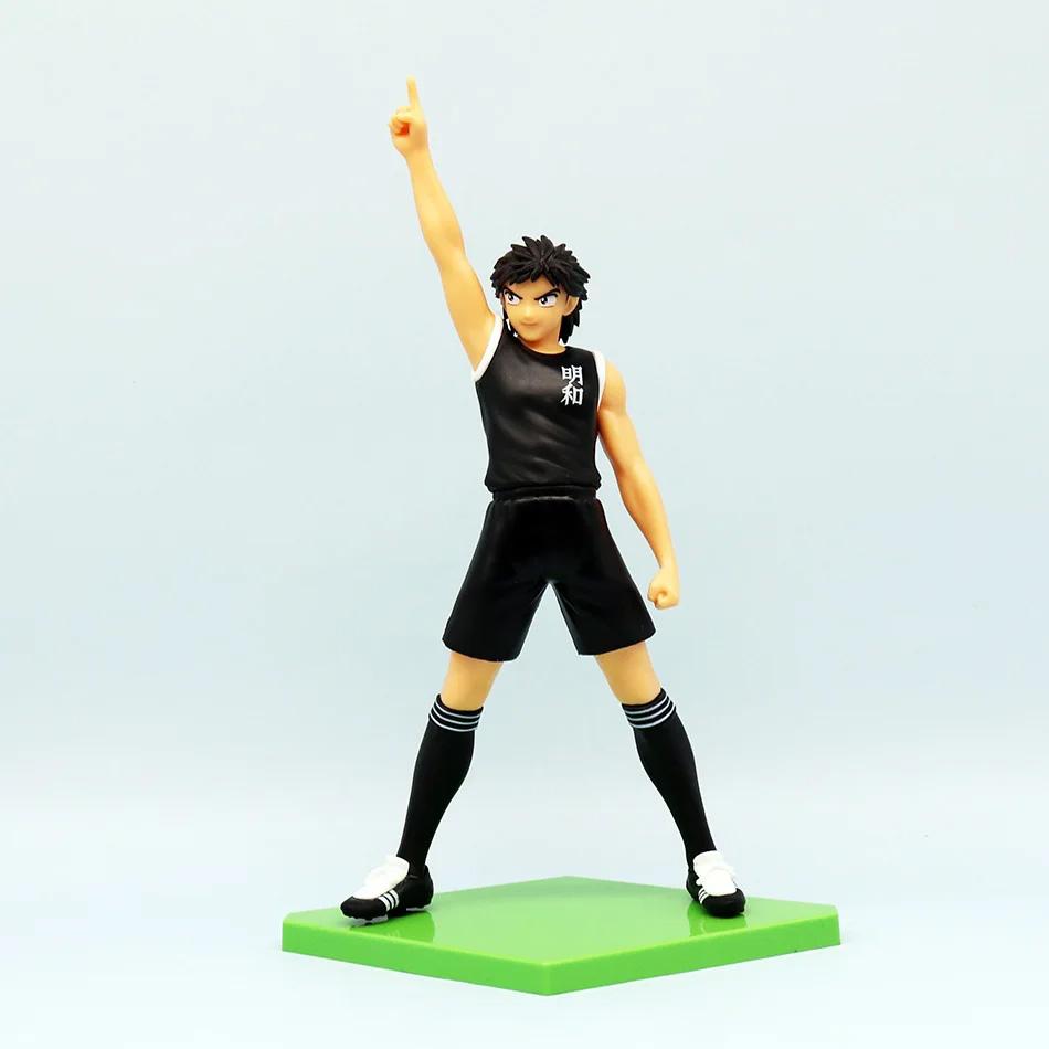 18cm Captain Tsubasa Animation Figure Ozora Tsubasa Action Figures Hyuuga Kojirou/Wakabayashi Genzou Figurine Collector Miniature Playthings