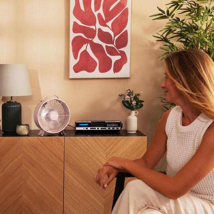 Cecotec Ventilateur de table EnergySilence 400 RetroDesk Pink