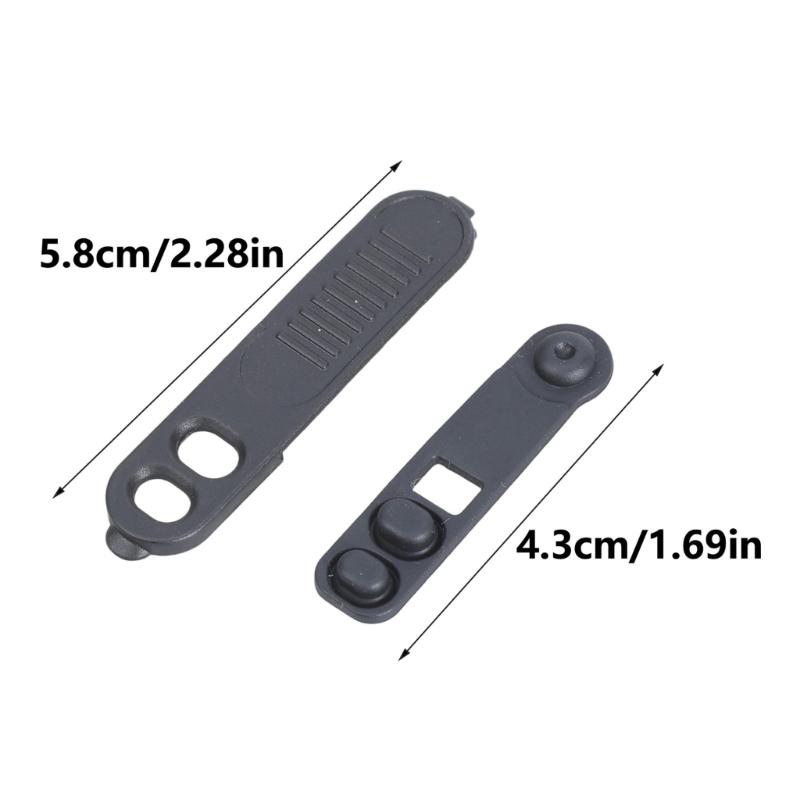 PTT Side Frame with Rubber Button Radio Replacement Two Way Radio Accessories Quick Installation for CP200 EP450 CP040