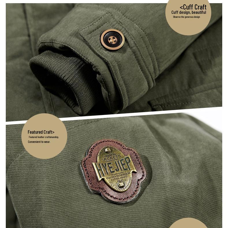 Blaue 3D-Aufsatztasche Plüsch Reißverschluss Baumwolle Locker geschnitten Jugend Daunenjacke