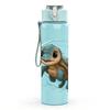 1PC Cute Sea Turtle Cartoon 750ml Color Plastic Sports Water Bottle Leakproof Flip Straw Lid Suitable for Sports Office Home Use