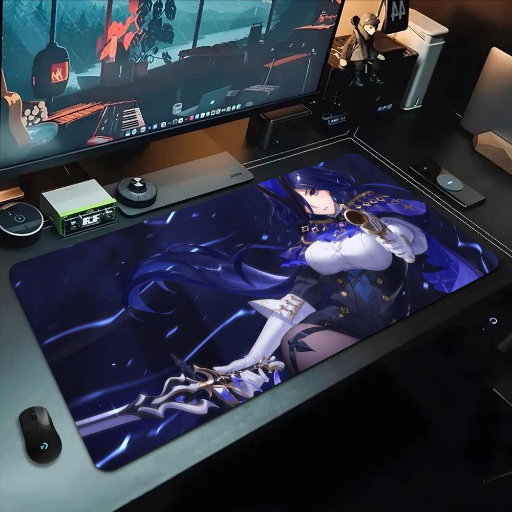 clorinde Mouse Pad 500X1000 mm Large Gaming Mousepad Gamer XL Rubber Otaku Keyboard Pad Laptop Desk Mat