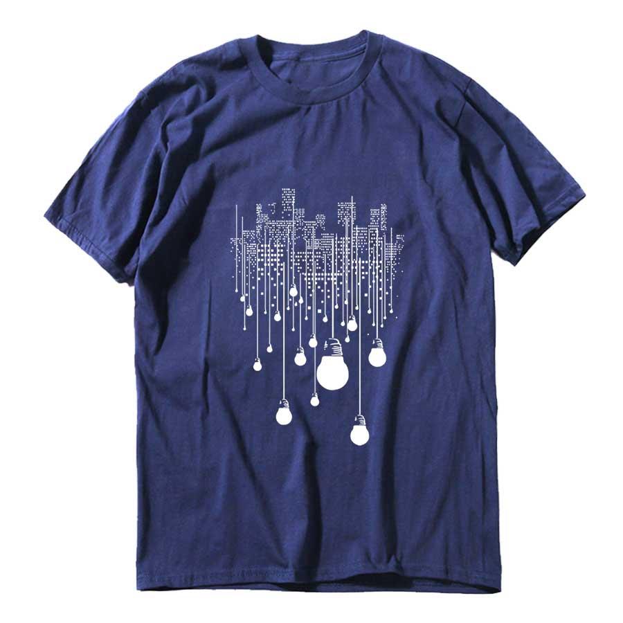 

THE COOLMIND 100% cotton short slleve cool men T shirt casual loose cool men tshirt o-neck t-shirt men tee shirts S