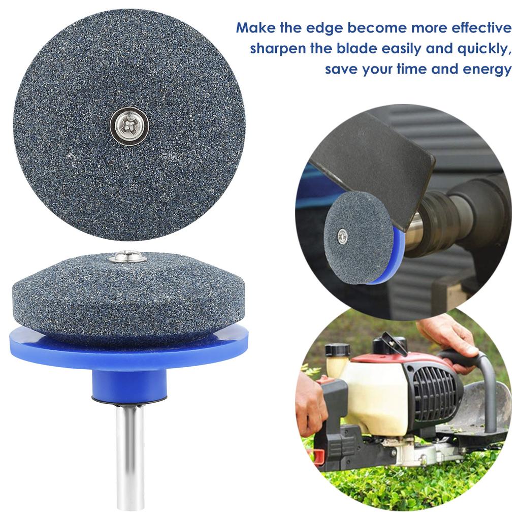 Professional Blade Sharpener,Heavy Duty Garden Tool Multipurpose Sharpener For Rotary Lawn Mower, Spades, Hoes, Lawn Edgers Tool