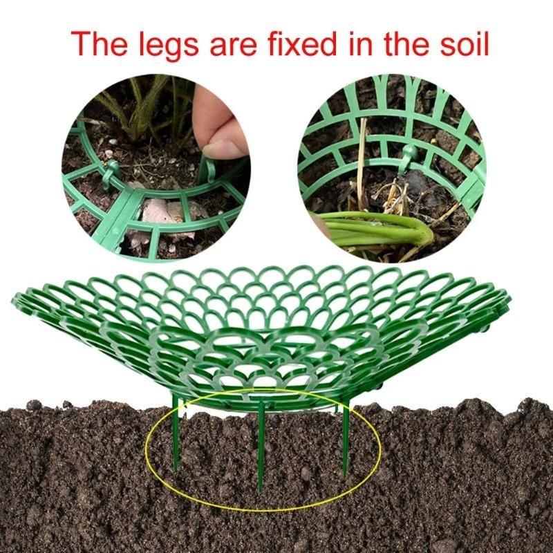1/5/10 Stück Erdbeerpflanzenstützen mit 3 stabilen Beinen Erdbeeranbaugestelle Schutzrahmenhalter Käfig vor Schimmel Fäulnis Schmutz