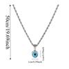 Round Eye Twisted Collarbone Choker Twisted Chain Pendant Chain Necklace Demon Eye Necklace  Gift