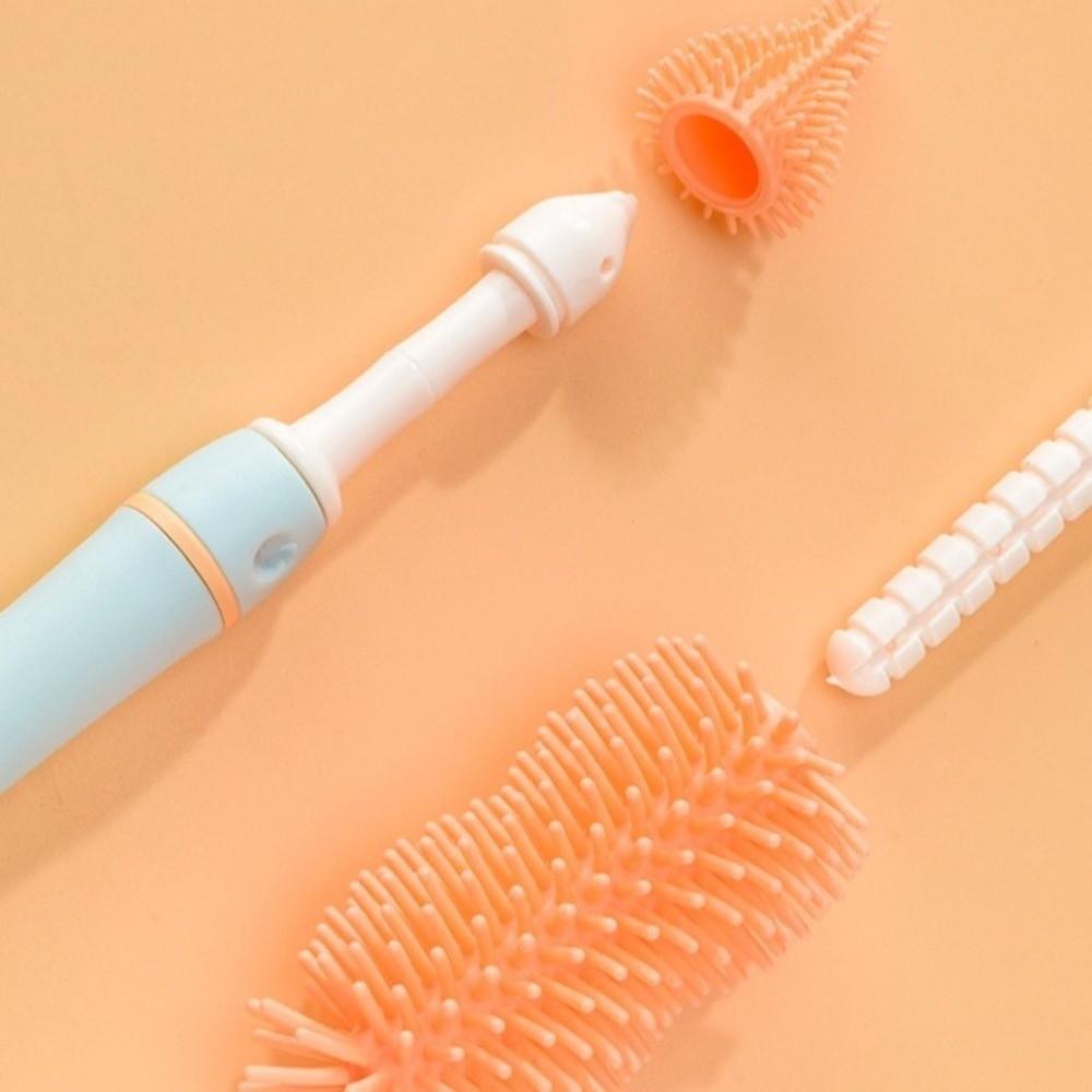 Long Handle Bottle Cleaning Brush Soft Head Water Bottle Cleaner Baby Bottle Cleaner Set Baby