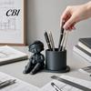 Colorful Pen Cup 3D Printed Holder, Creative Desktop Organizer for Pencils Gel Pens Storage Container Makeup Brushes, Office And Study Use Non-toxic