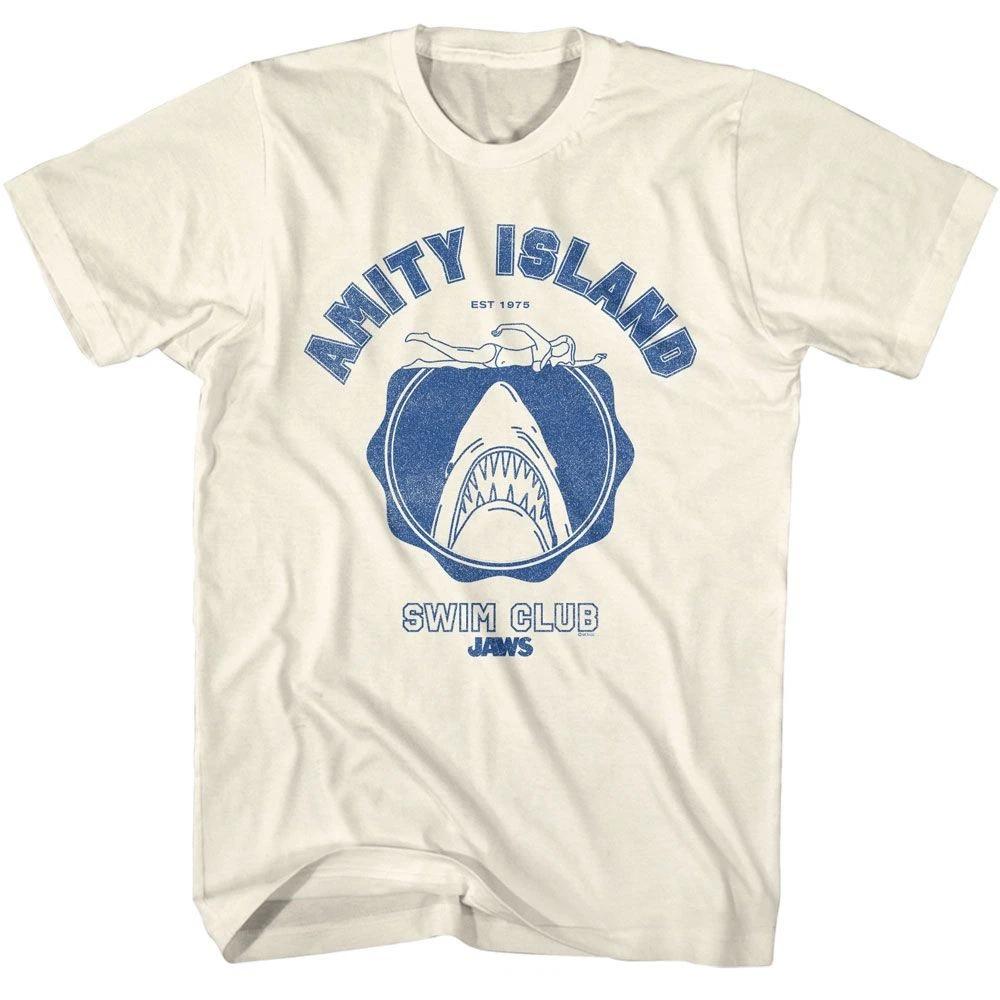 Jaws Amity Island Swim Club Movie Shirt 100