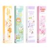 Gel Ink Pen Set with 2 Refills DIY Sticker 0.5MM Fine Point Retractable Pen Quick Drying Smooth Writing Pen School Stationery Student Gift