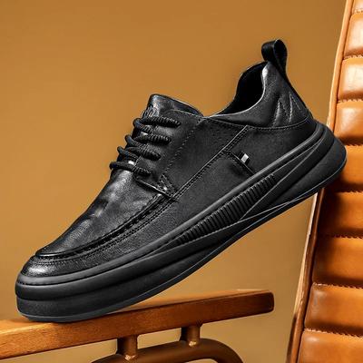 Freizeitschuhe für Herren Luxus Hohe Qualität Herren Lederschuhe Mode Bequeme Laufschuhe Designer Weichsohle Herren Sneaker Neu