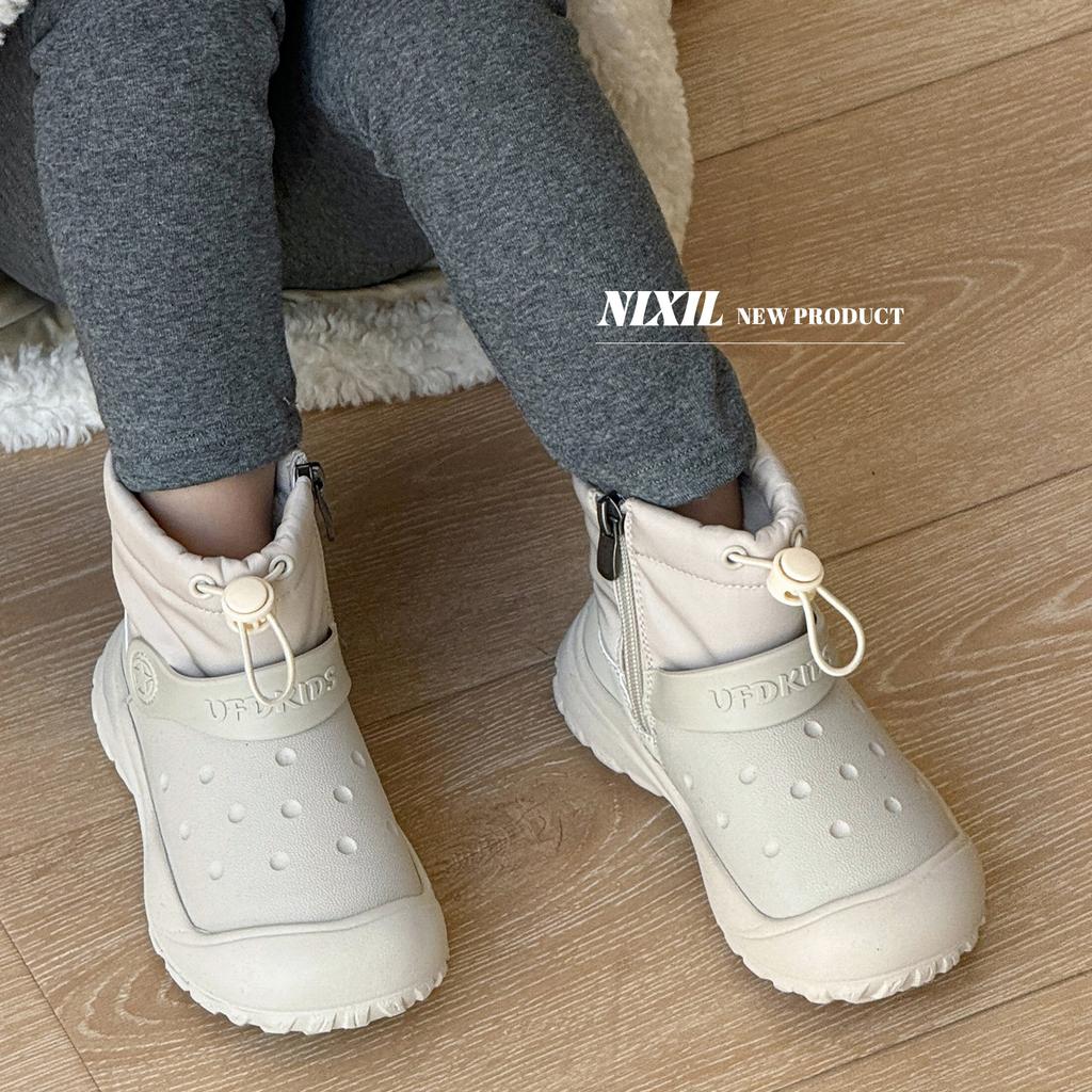 Classmate Winter Children's Snow Boots Sports Waterproof Fleece Thermal Boots Baotou Anti-kick Boys and Girls Large Cotton Boots