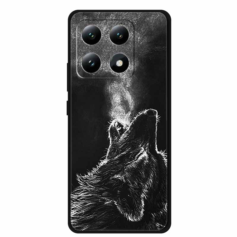 For Xiaomi 14T Pro 5G Case Cartoon Silicone TPU Soft Cases for Xiaomi 14T 5G Protector Covers Mi 14T 6.67'' Bumper Shells Capa14