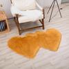 Tappeto in Lana Sintetica a Forma di Cuore Doppio - Tappeto per Soggiorno, Camera da Letto, Divano, Tavolino, Tappetino Spesso per Pavimento