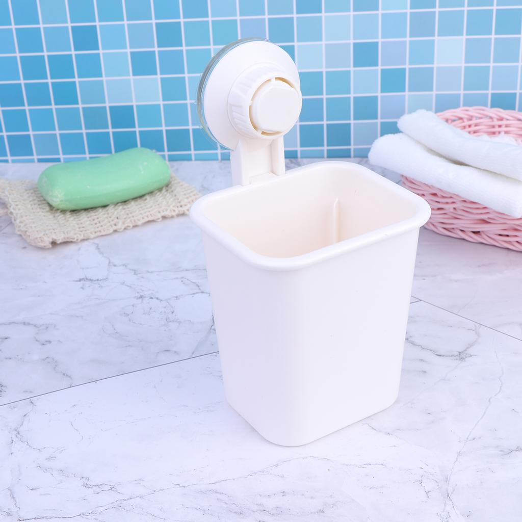 Toothbrush Holder Kids Wall Bathroom Suction Rack Organizer Toothpaste Electric Fade Resistant Wear Resistant Space Saving Decor