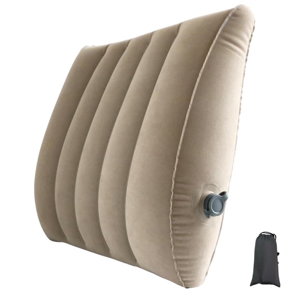 adelphos AIR4 Air Lumbar Support Pillow for and Ideal for and with Storage Bag (1 piece) Chairs, Legs, Feet, Driving, Cars, Sleeping,