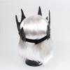Wild Man Style Medieval Crown Headdress Vinyl Headpiece Medieval Cosplay Headpiece  Unisex