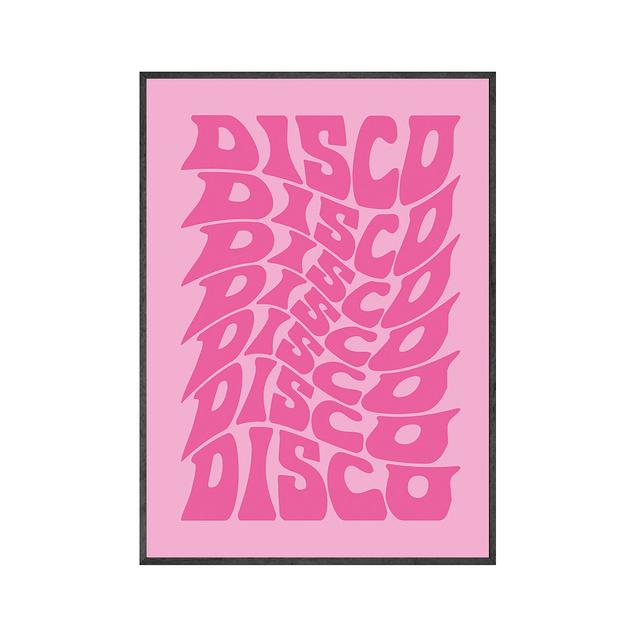 Poster Songtexte Wandkunst Poster Groovy Rainbow Bunte Mode Leinwand Malerei Poster und Drucke Wandkunst für Zimmer Home Decor