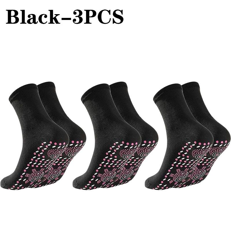 Self-Heating Socks Instant Warmth Unisex Foot Warmers Machine Washable for Cold WeatherOffice Skiing Portable Sock-Shaped Heater