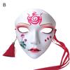 Costume Face Cover Smooth Surface Decorative Fadeless Role Playing Women Face Cover