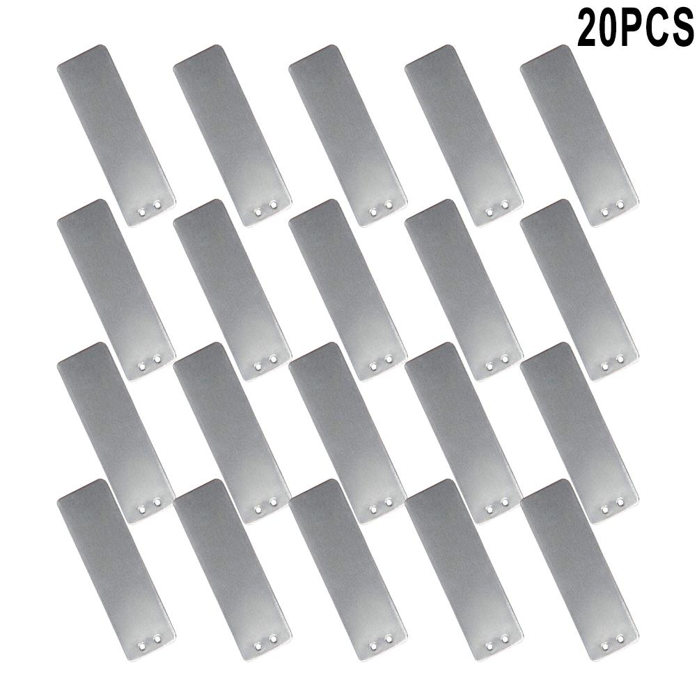 Bitki Etiketleri 82*25*0.5MM Alüminyum Su Geçirmez Su Geçirmez