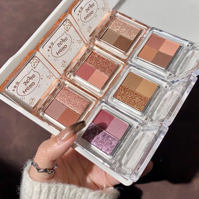 Hallo Style Petite Mattes Lidschatten-Trio: Nude- & Tief-Erdtöne