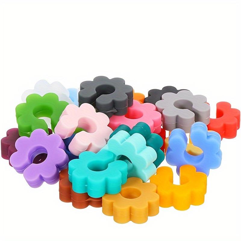 Silikonowe znaczniki do kieliszków do wina, oznaczenia identyfikacyjne w różnych kolorach na imprezę, do wina, piwa, kieliszków do koktajli - idealne do domu i baru