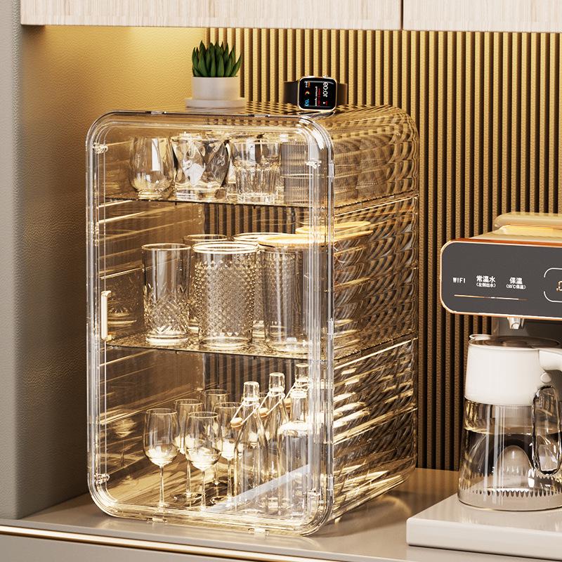 Dustproof Tea & Coffee Cup Storage Rack