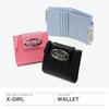 [X-girl] METAL OVAL LOGO BUCKLE WALLET 105252054002 PINK ONE SIZE