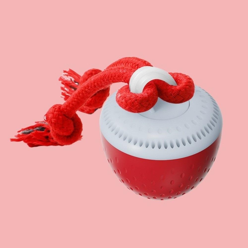 Bite Resistant Smart Pet Ball Random Path USB Charging Automatic Moving Ball with Rope 3 Modes Active Rolling Ball