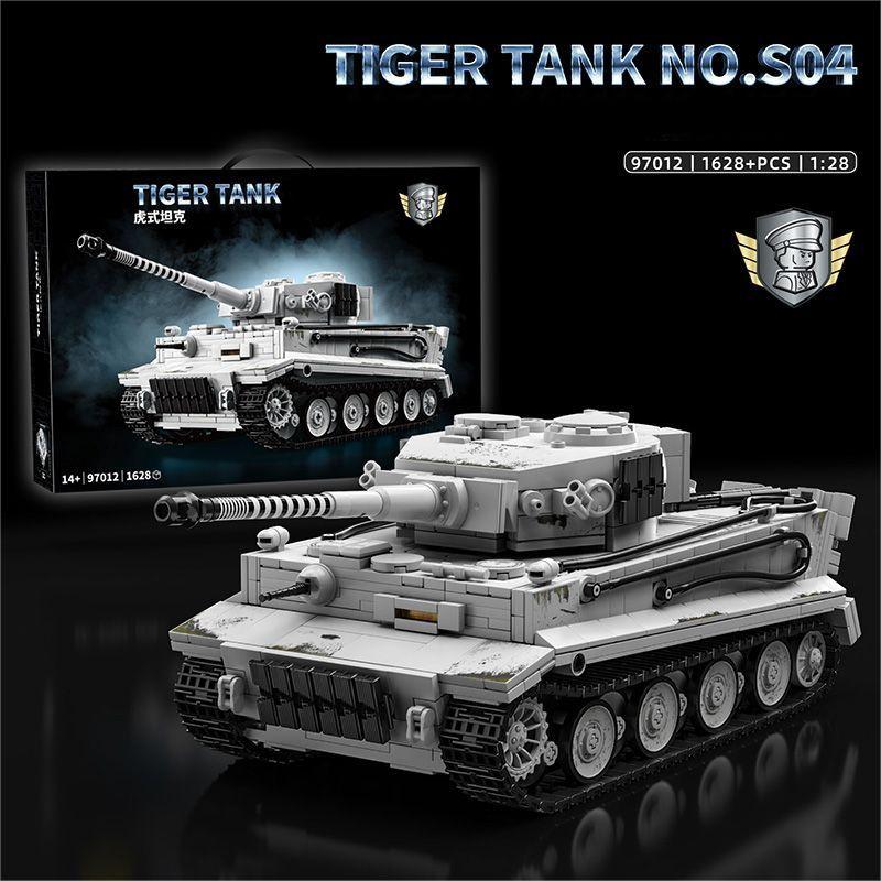 

Конструктор MOC Танк Тигр Важкий - Модель Німецького Танка Другої Світової Війни з Фігурками, Військова Колекція Подарунок для Дорослих та Підлітків + WITH BOX