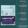 Portable Bathtub,Foldable Bathtub for Adults Freestanding Soaking Tub for 2 Person