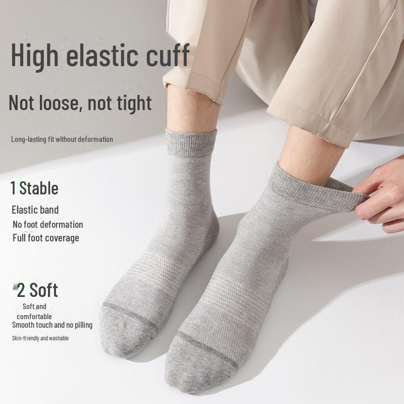 "Antibakteriella Deodorantsockor med Silverjoner Presentförpackning - Svettabsorberande Business-strumpor för Män och Kvinnor"