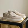 New Designer Business Commute Men's Slip On Loafers Comfortable Shoes Fashion Sneakers Daily Preppy Casual Suede Leather Shoes