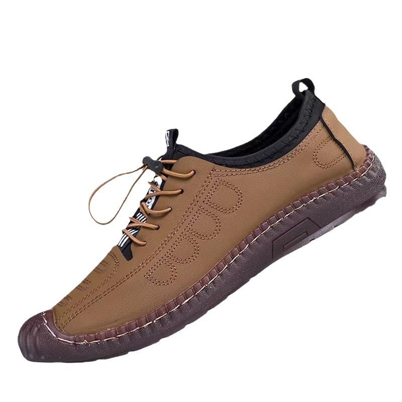 New Men's Beef Tendon Sole Loafers Comfortable Casual Versatile Fashion Trend Factory
