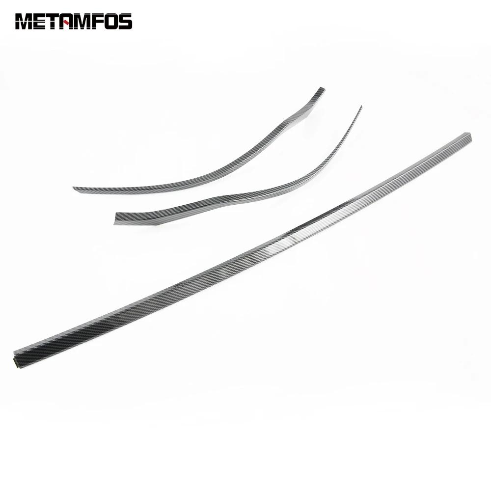 For Hyundai Tucson NX4 - 2024 Carbon Fiber Rear Bumper Lip Trim Body Kit Spoiler Diffuser Protector Car Accessories