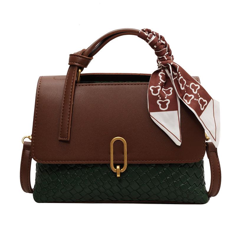 Today's Popular Small Bags for Women's Autumn Versatile New Retro Shoulder Messenger Bag Textured Portable Small Square Bag