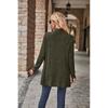 2026 Autumn New Women's Solid Color Ribbed Brushed Casual Long-Sleeve Cardigan Jacket