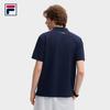 FILA Men's Knitted Short-Sleeve Polo Shirt