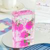 Transparent Acrylic Ornament Rectangular Oil Flowing Sand Ornament Fruit Sand Ornament  Home Decor