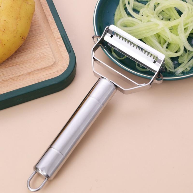 Grönsaksskalare Högkvalitativt Rostfritt Stål Potatis Gurka Morot Fruktsskalare Hushåll Multifunktionellt Köksredskap