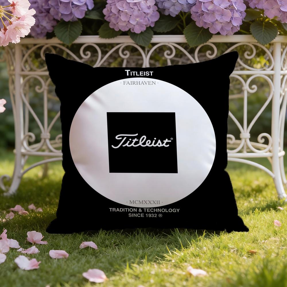 Brand T-TitleistT Cushion Cover Home & Car Dual-Scene Pillow Cover: Reversible for Premium Comfort