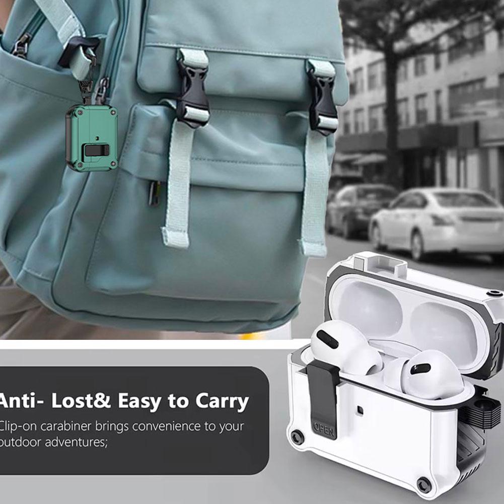 2025 Secure Lock Case For Airpods Pro 3 NEW Automatic Pop-up Full Protective Case with Cleaning Kit For Apple AirPods Pro 3